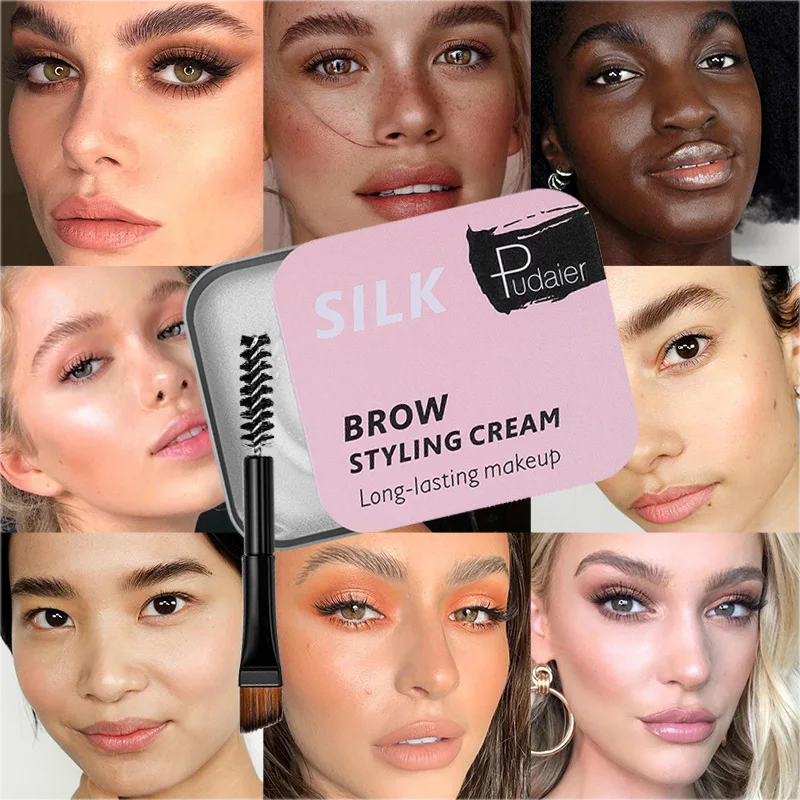 Пушистый 3d гель Pudaier для бровей водонепроницаемый усилитель Косметический