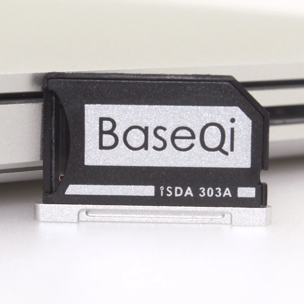 Алюминиевый адаптер для карт памяти Micro SD/TF BaseQi MacBook 303A кардридер SD Pro Retina 13 дюймов -