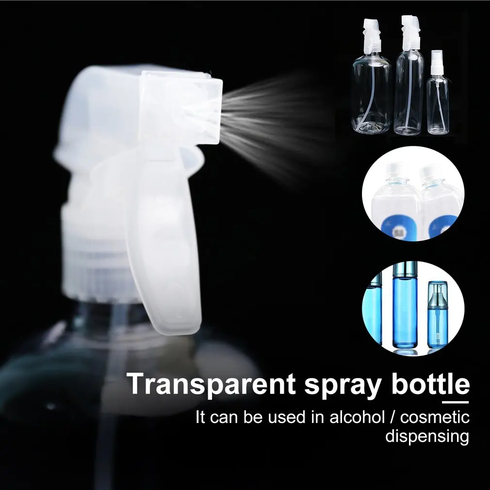 Disinfectant transparent watering can PET Plastic Beauty Alcohol Makeup spray 84 disinfectant | Компьютеры и офис