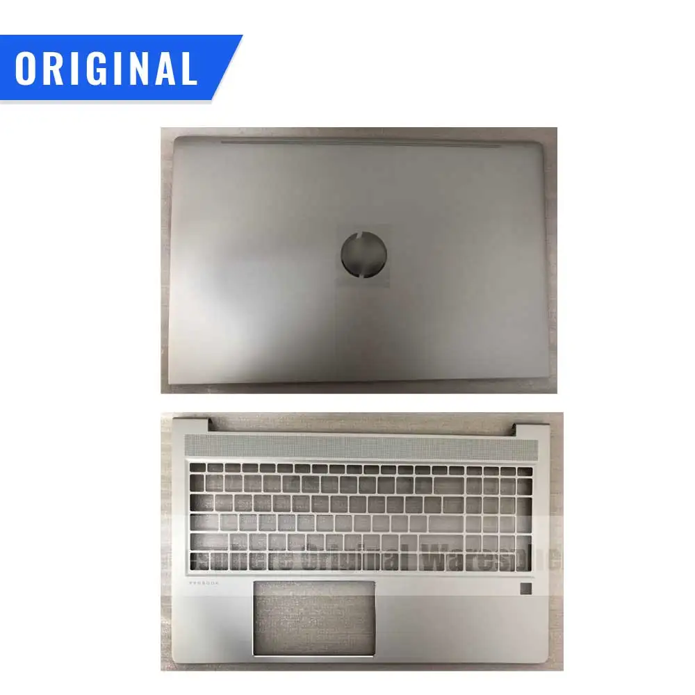 

New Original for HP Probook 15 450 G8 LCD Back Cover Rear Lid Palmrest Top Upper Case 52X8QLCTP40 4BX8QTATP30 Silver