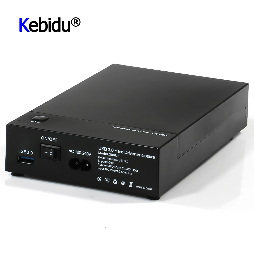 USB 3 0 2 5 &quot3 5&quot SSD HDD диск чехол SATA жесткий внешний корпус Поддержка UASP 8 ТБ