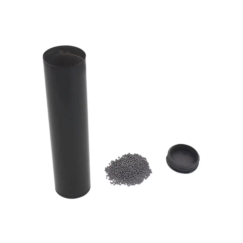 Black Stainless Steel Rhythm Percussion Sand Shaker Musical Instruments |