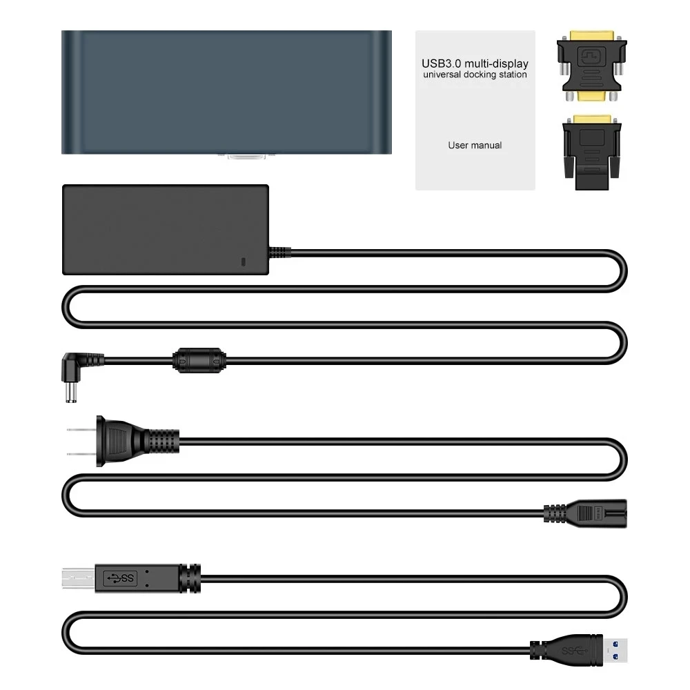 Tjtak USB 3 0 к HDMI/DVI мультидисплейный концентратор с универсальной док станцией RJ45 для