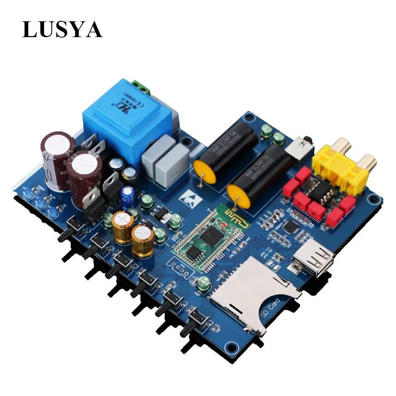 Lusya ES9023 DAC декодирование аудио ies или SPDIF выход Bluetooth цифровая Плата WAV/APE/FLAC без