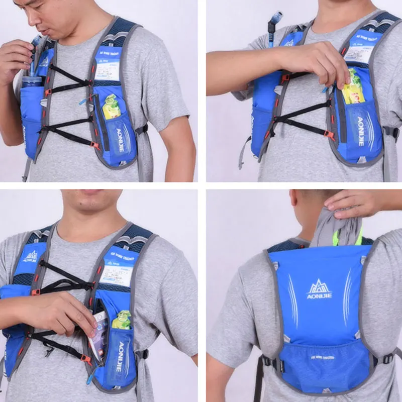 Уличная Сумка для бега рюкзак женщин и мужчин легкая спортивная тропа гоночный