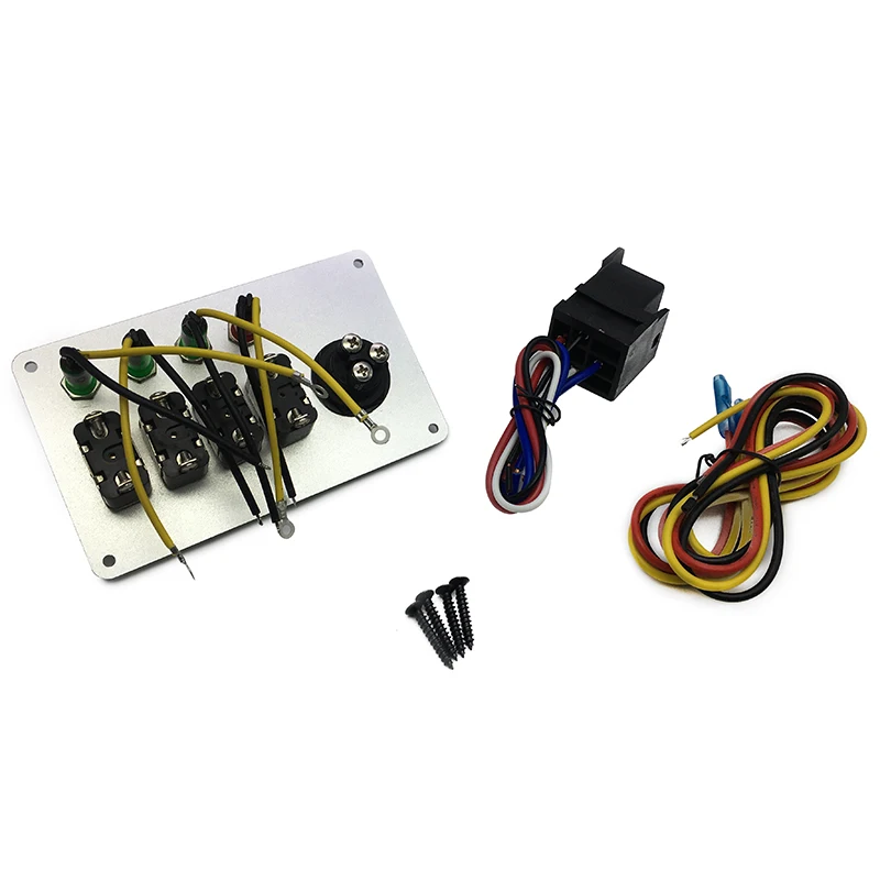 

Racing Switch Panel Ignition Accessory electrical rocker engine start 4 pins 4 lights switch panel