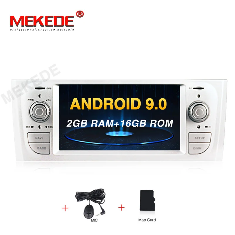 MEKEDE PX5 6,1 дюймов HD цифровой автомобильный стерео gps Android 9,0 для Fiat Grande Punto 199/310 2005-2009 Linea 323 2007-2011 YHTPD3L - Цвет: 16G CAR DVD