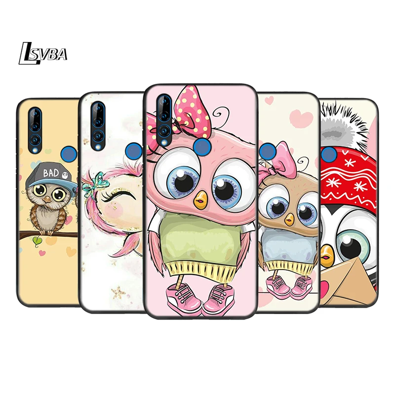 

Fashion Cartoon Owl For Honor 30i 30S 30 V30 V20 20E 20S 10X 10i 10 9N V9 8S 8C 7C Play 3E Lite Pro Silicone Phone Case