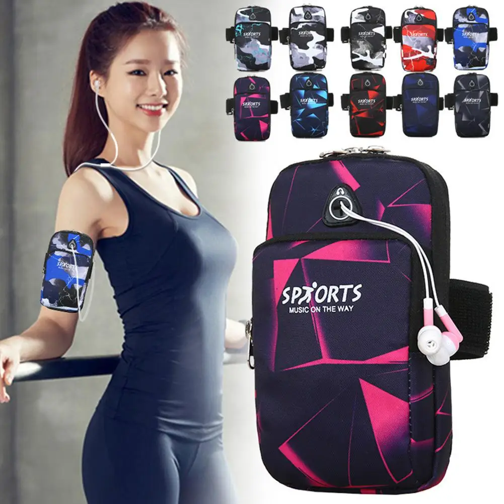Унисекс мобильный телефон сумка на руку нейлон бег Спорт открытом воздухе