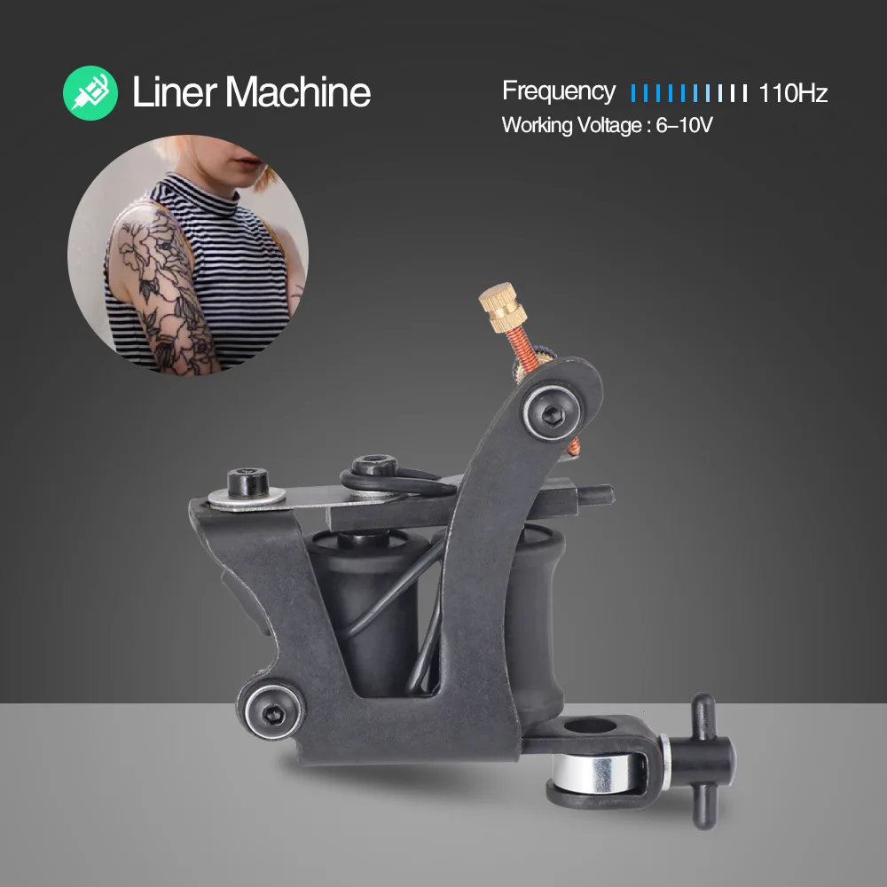 Tattoo Machine Set With Clip Cord Tattoo Grips Foot Pedal Tattoo Motor Tattoo Accessories US/EU plug