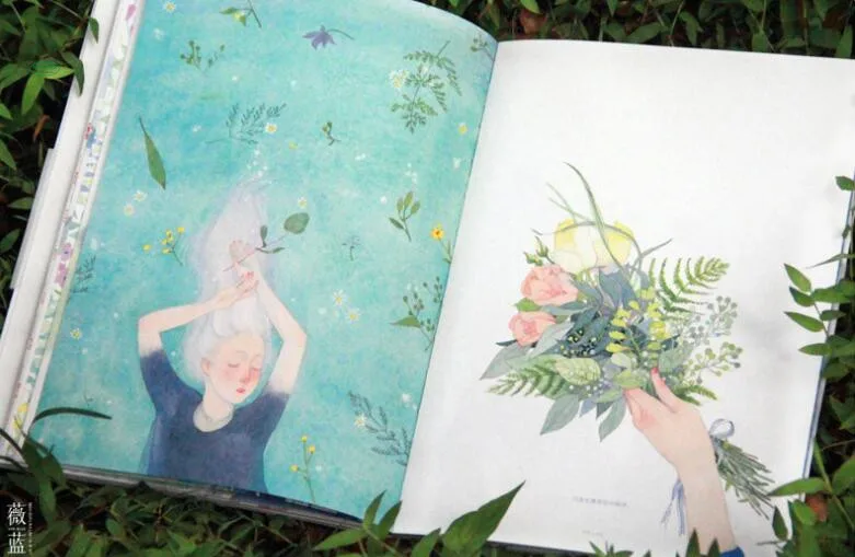 Учебная книга с акварелью навыки рисования объяснение нулевой основы