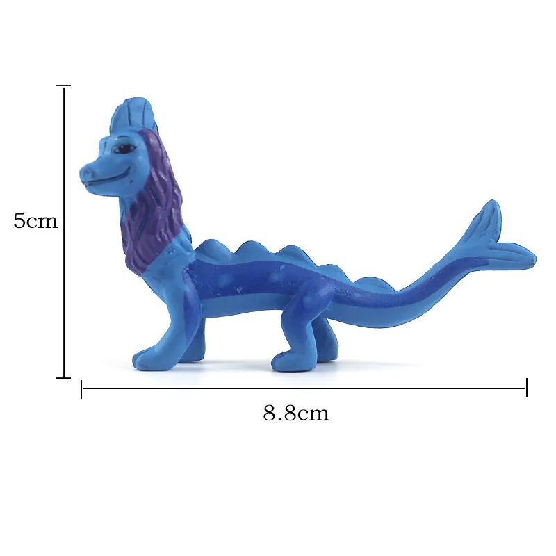 

6pcs/Set Raya and The Last Dragon Toy 5-9.5cm Disney Anime Figure Model Toys Kids Christmas Toy Birthday Gift Collection Decor