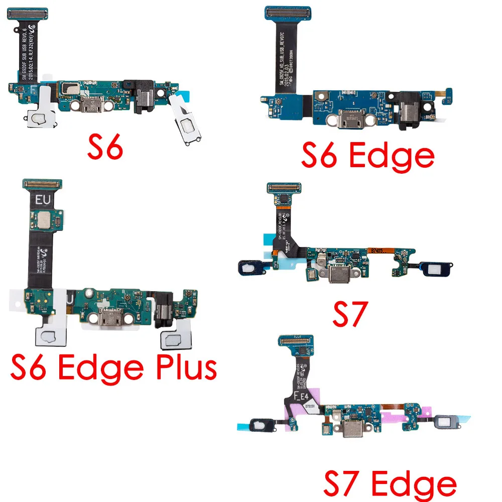 Зарядный Док станция зарядное устройство Порт Разъем гибкий кабель для Samsung Galaxy S6