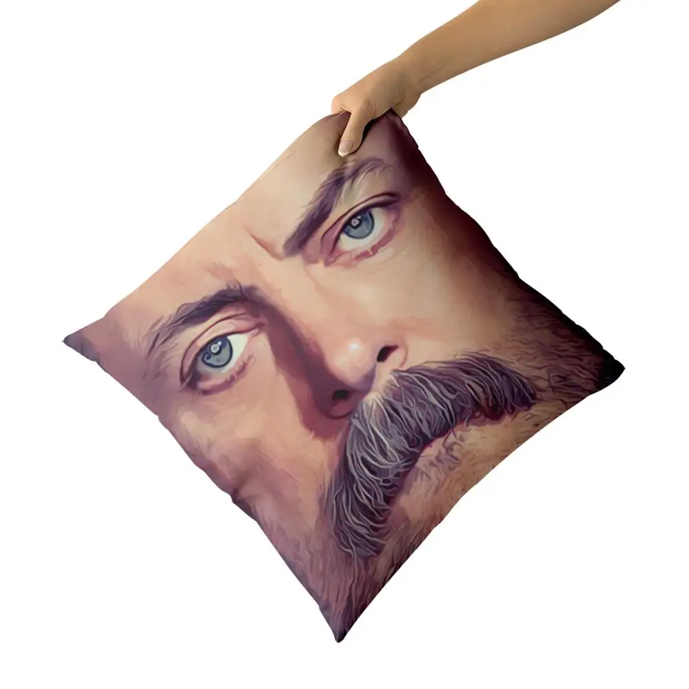 Ron Swanson хлопчатобумажная парусиновая Наволочка на заказ наволочки для диванных