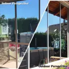 Односторонняя зеркальная оконная пленка, самоклеящаяся, самоклеящаяся, для домашнего использования