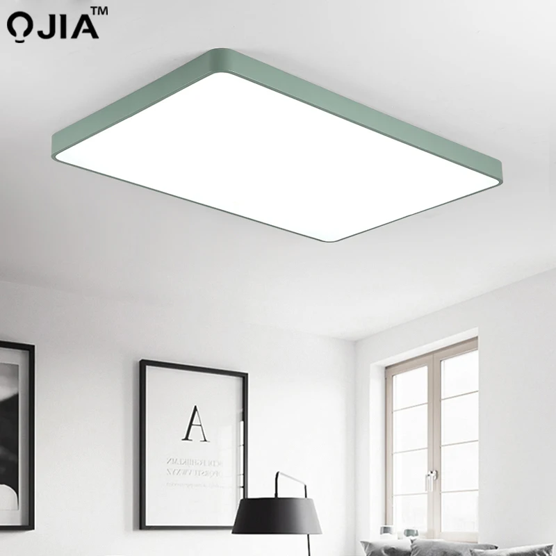 Потолочные светильники Macaron пять высота в прямоугольной форме освещение