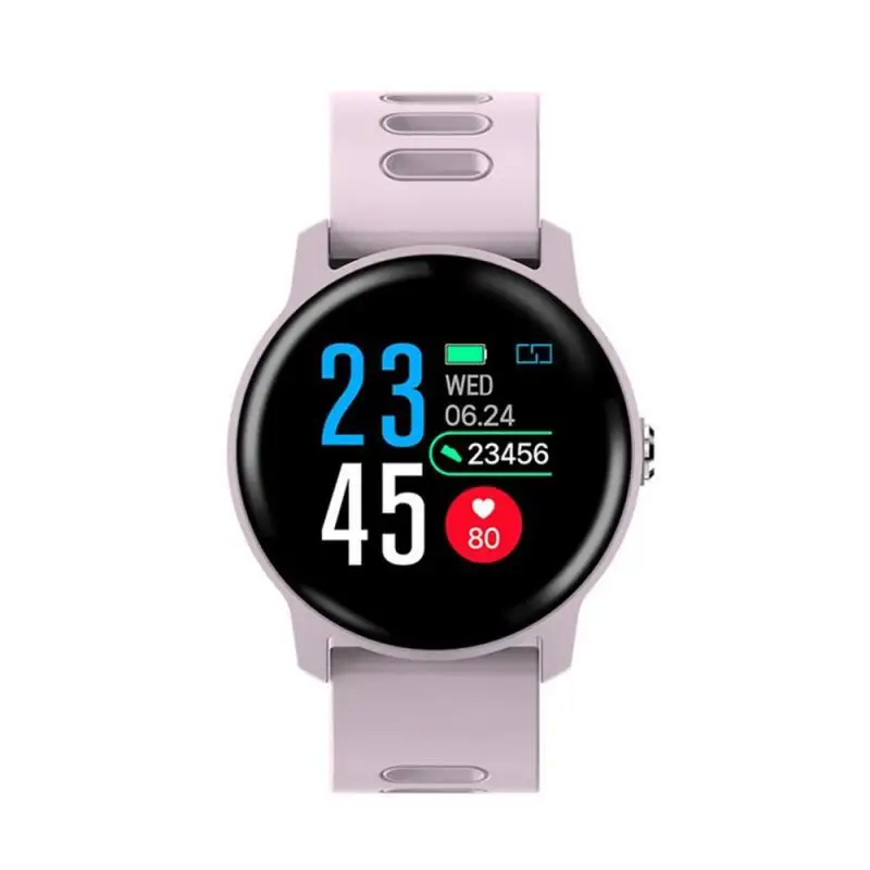 

S08 IP68 Waterproof Fitness Tracker Smart Watch Heart Rate Monitor Women Portable Wearable Smartwatch For Android IOS Phone Use