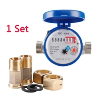 practical water meter mechanical rotary wing digital display combination pointer cold water meter home measuring tools
