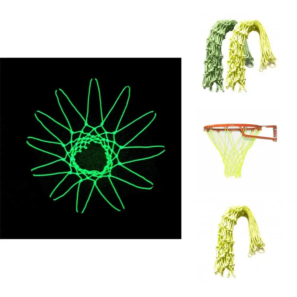 Basketball Net  Glow in the Dark   Basketball Hoop Net Heavy Duty Basketball Net Replacement