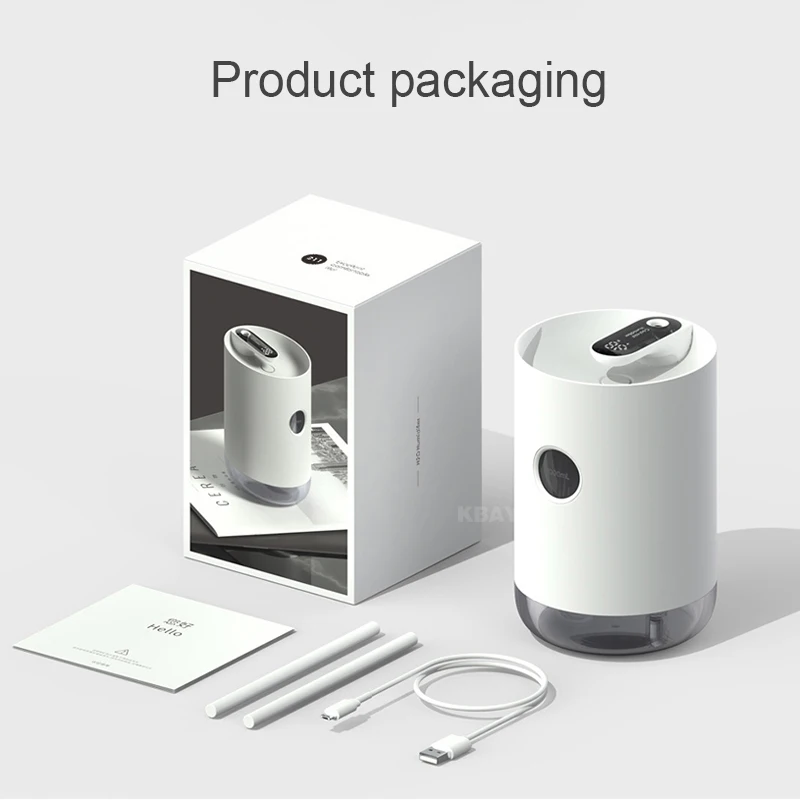 

KEBEIER 1000ml USB Aromatherapy essential oil diffuser home charged air purifier humidifier with 7 colors LED lights