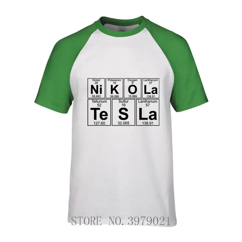 Никель кадмиевый аккумулятор K о ла S Slim Fit Футболка Подростковая Nikola Tesla забавная