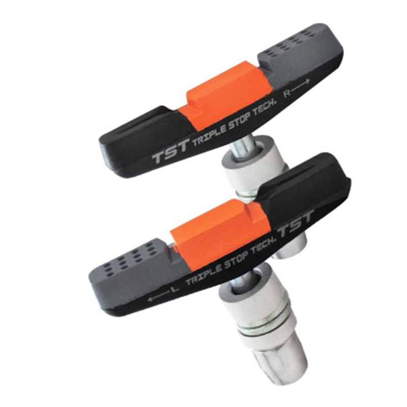 BRAKCO 1 пара велосипедные тормозные колодки для MTB шоссейного велосипеда V-Brake держатель обуви колодки для велоспорта прочные резиновые колодки для складного велосипеда