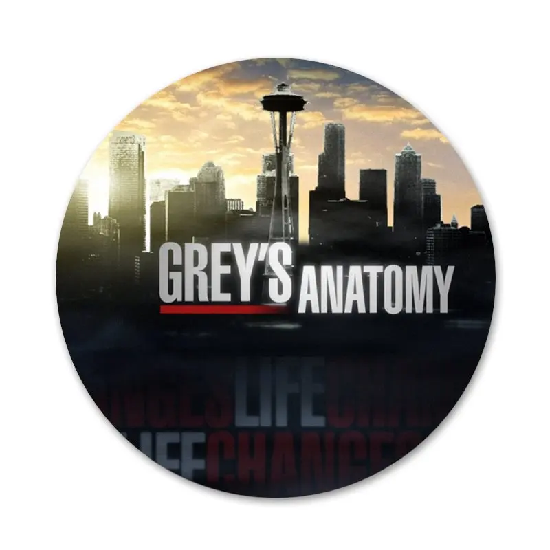 

Grey Anatomy Icons Pins Badge Decoration Brooches Metal Badges For Backpack Decoration