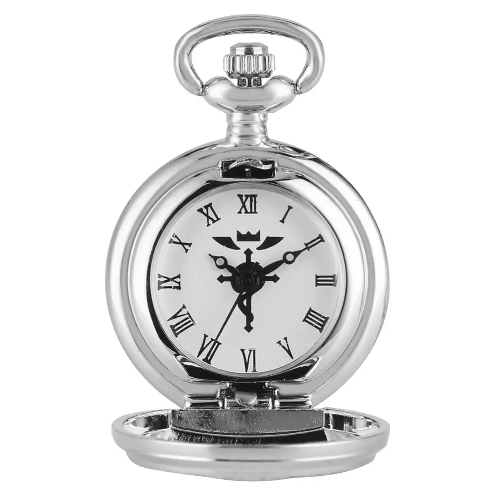 Маленькие размеры алхимик полностью Металлические кварцевые карманные часы