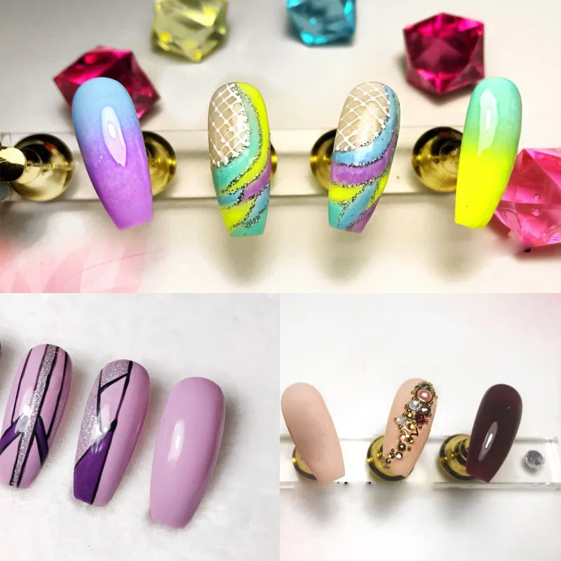 100 Pieces Per Pack Of One Certain Size Ballerina Coffin Full Cover Acrylic False Nails Fake Nail Manicure 0 1 2 3 4 5 6 | Красота и
