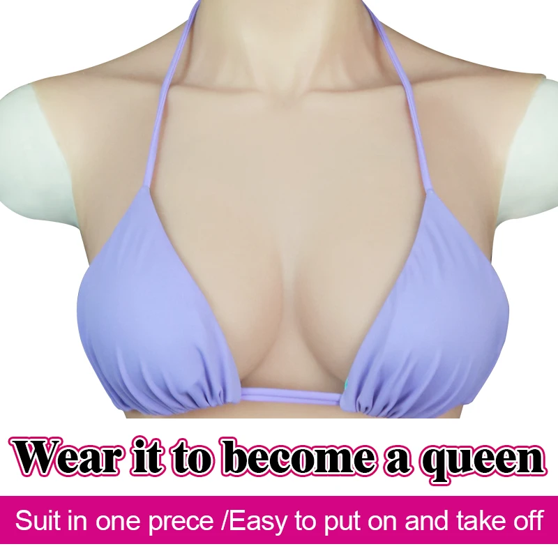 Короткая версия силиконовые формы груди C Кубок Грудь всего тела костюмы для