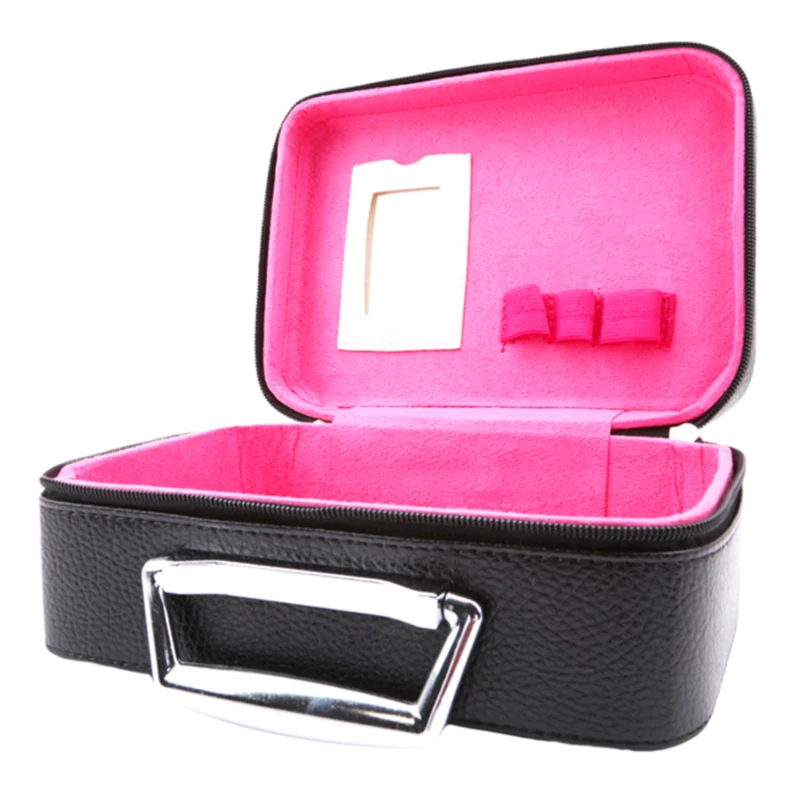 

2020New Fashion Pu Portable Cosmetic Case Makeup Bag Casual Square Lattice Women Storage Wash Bag Hot Sale