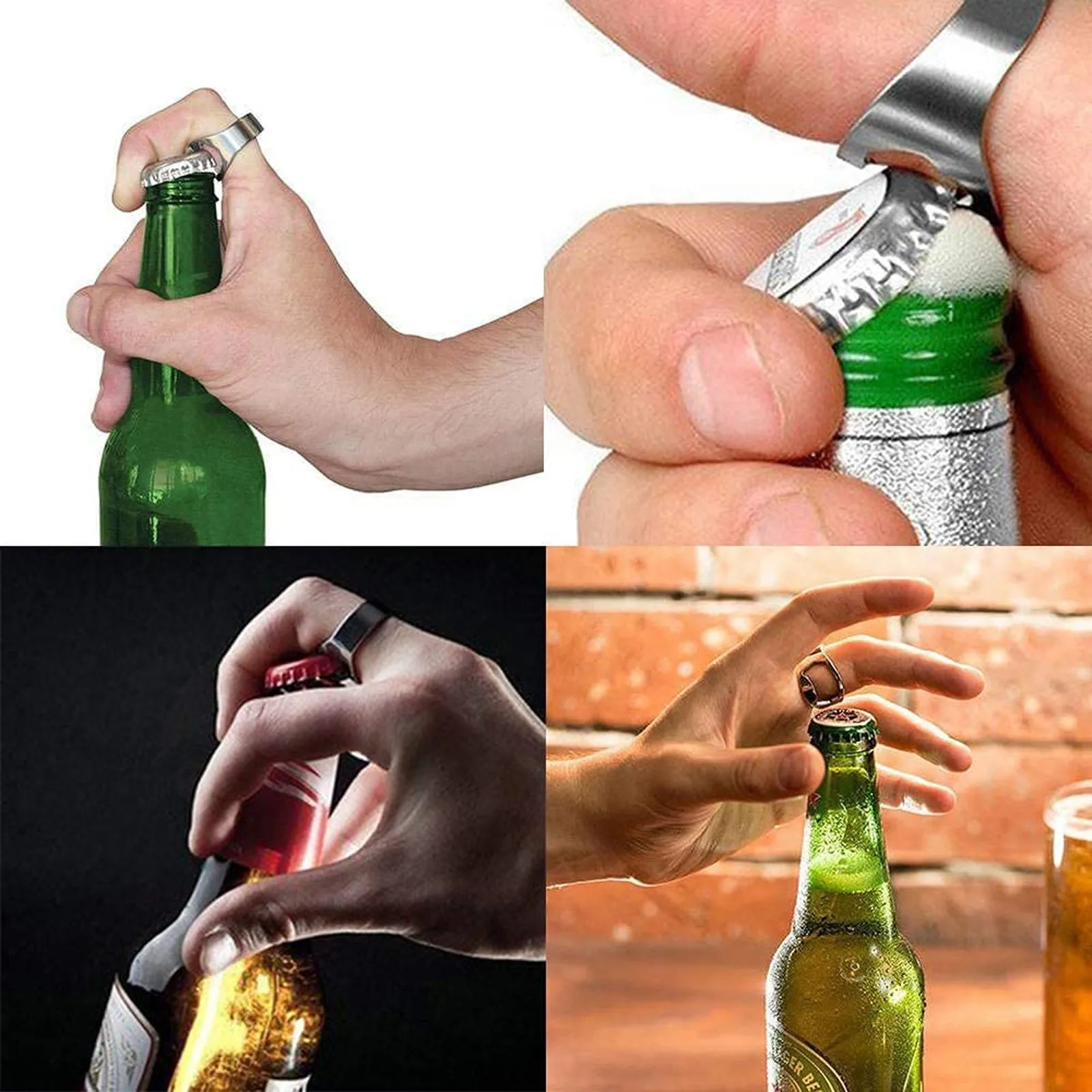 1 шт Многофункциональная Портативный Нержавеющая сталь красочное кольцо-Форма