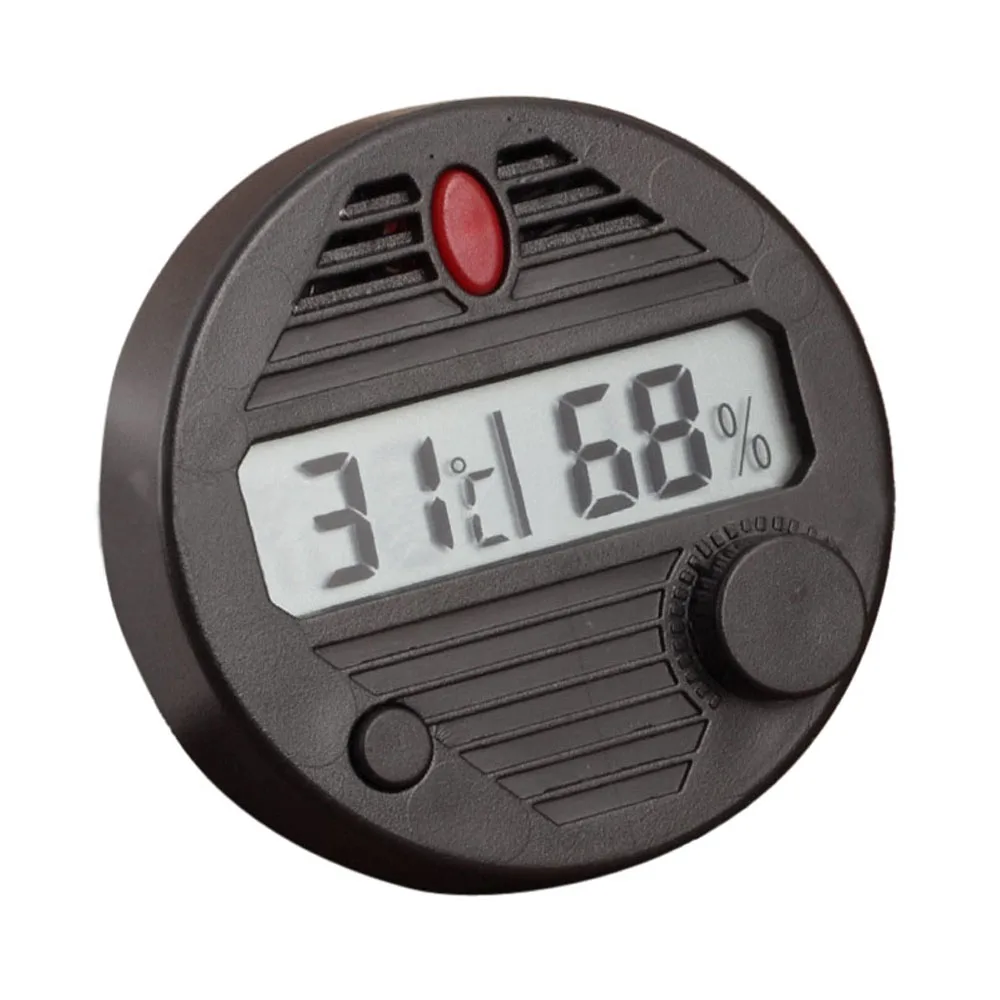 Новинка 2019 гигрометр для сигар 10% относительной влажности ~ 99% черные практичные