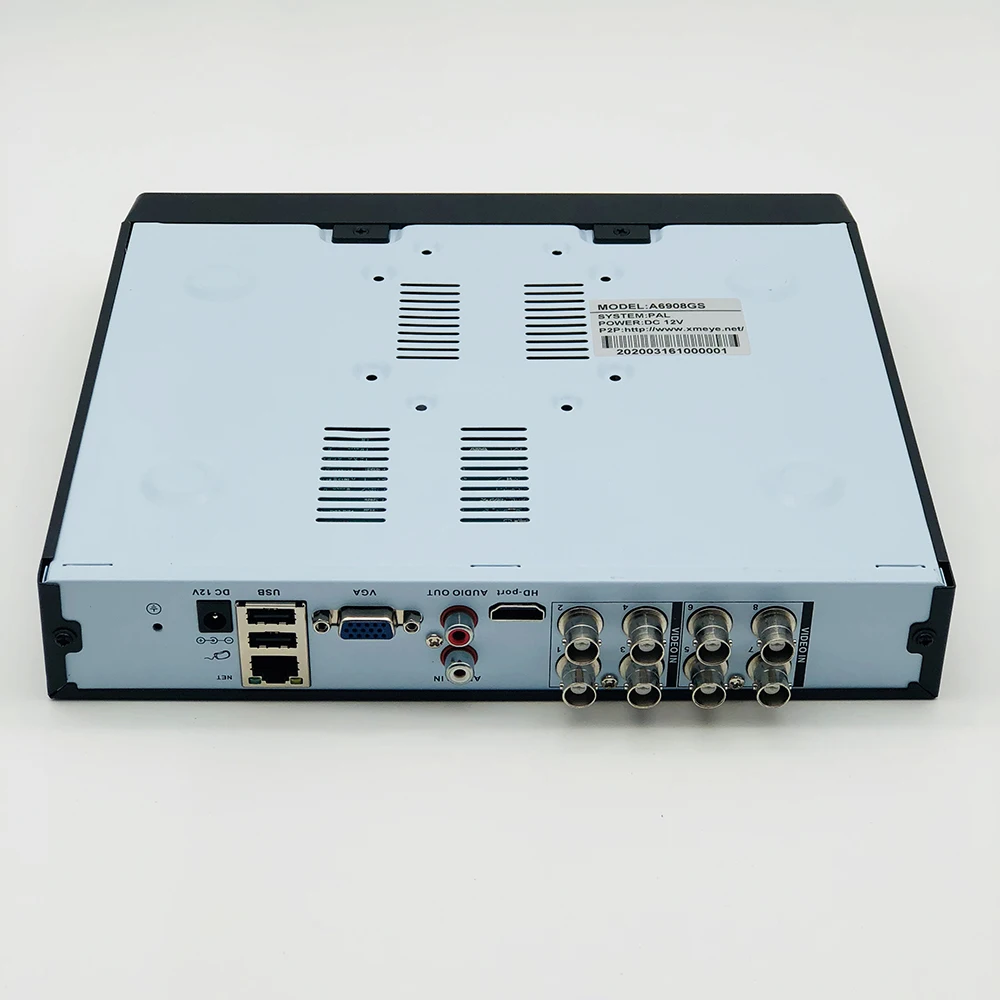 8CH H265x Onvif XMEye XVI AHD TVI CVI CVBS IPC 6 в 1 гибридный видеорегистратор 5 МП цифровой