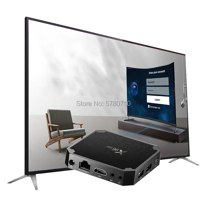 Android Mitv IPTV Smart TV Box Only 12-Month 6-Month X96mini Без предустановленных приложений и без приложения включено.