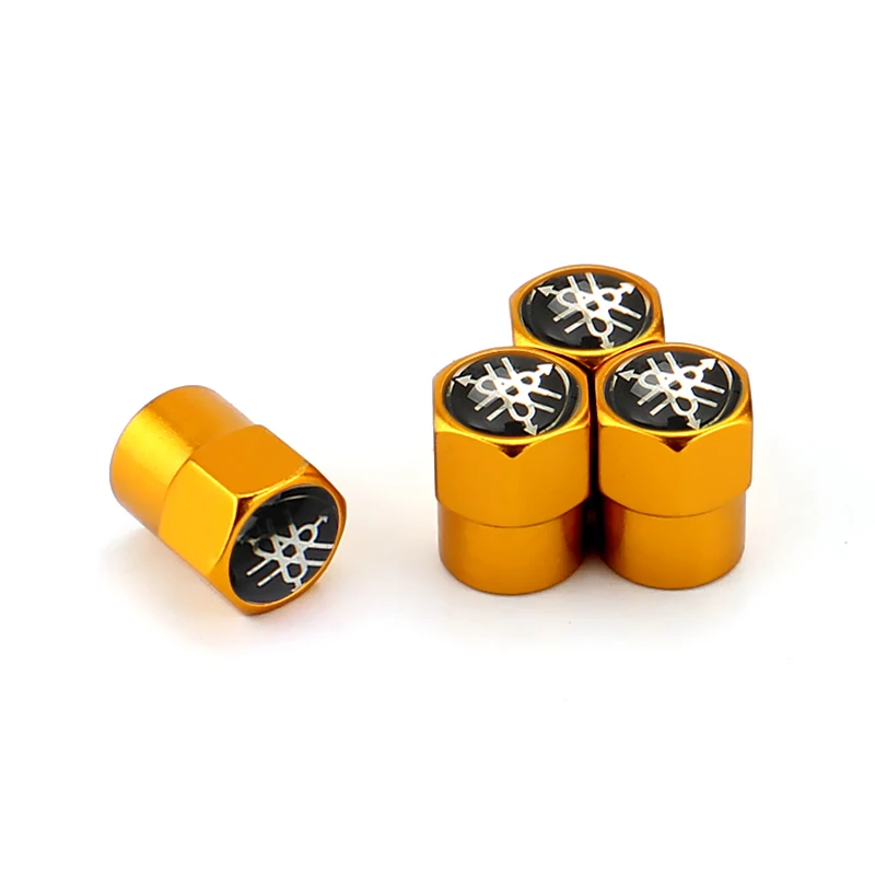 

Auto Accessories Car Tire Valve Stem Caps Rim Cover For Yamaha Majesty R6 R1 R3 FZL fz6 Vstar MT 07 09 xj6 nmax Banshee ybr125