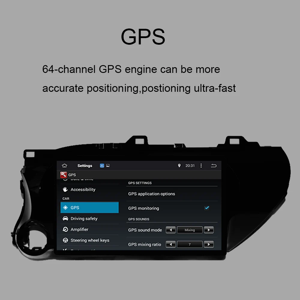 Автомобильный GPS-навигатор для Toyota Hilux 2016-2021 2 Din Android 10 0 автомобильный