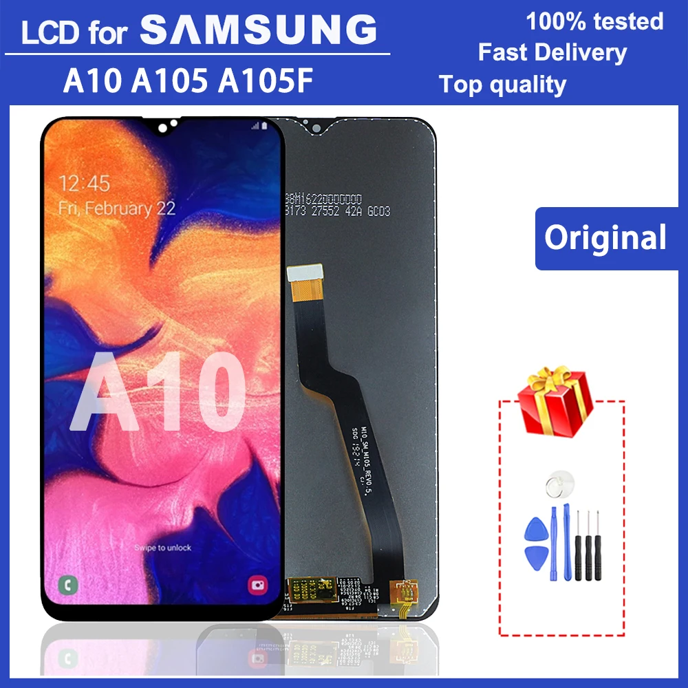 100% протестированный 6 2 &quotоригинальный M10 ЖК монитор для Samsung Galaxy A10 A105 A105F SM