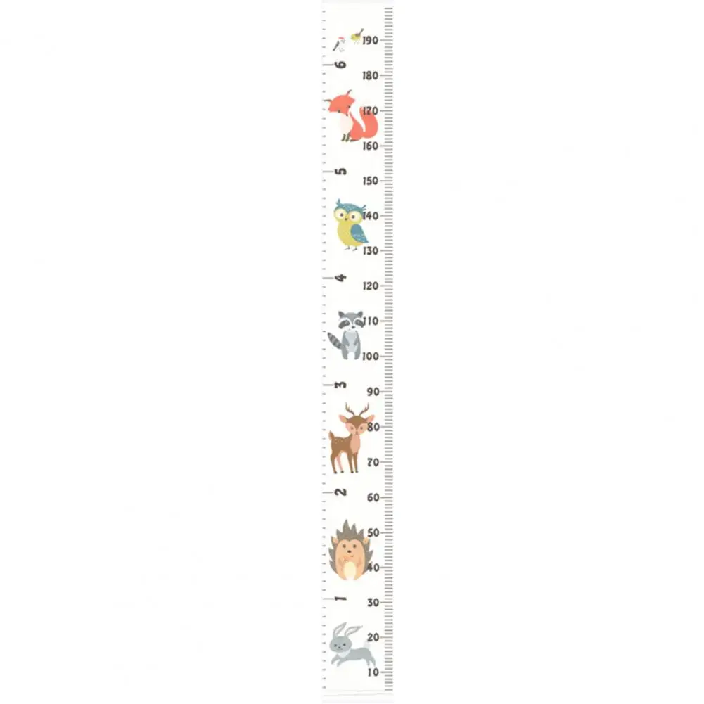 

Height Ruler Hanging Waterproof Fabric Kids Height Chart for Nursery