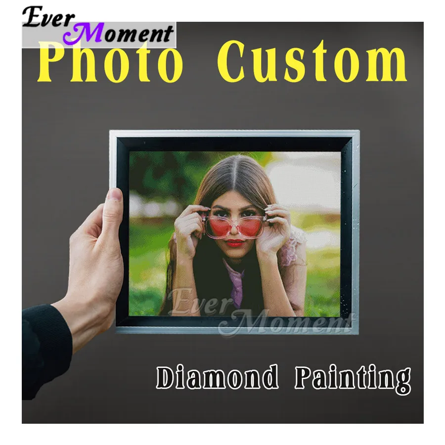 

Ever Moment Photo Custom Diamond Painting Full Sqaure Drill Artwork Personalise Diamond Embroidery Handmade 5D DIY ASF4000