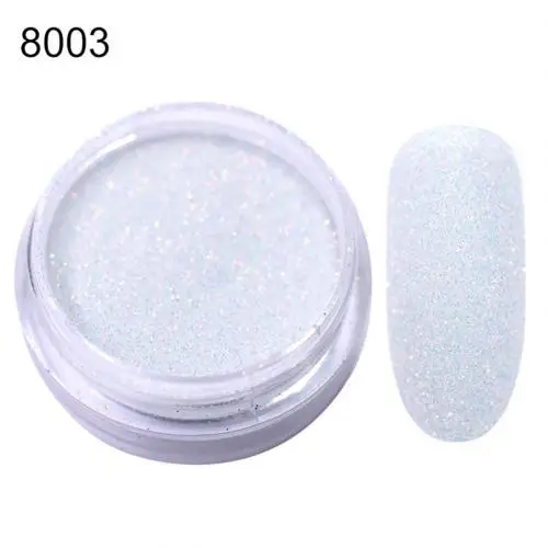 8003 DIY Блестки для нейл Арта(искусство украшения ногтей) блеск порошок градиентное мерцание пигмент с голографическим эффектом пыли блестящие Маникюр украшения - Цвет: 8003