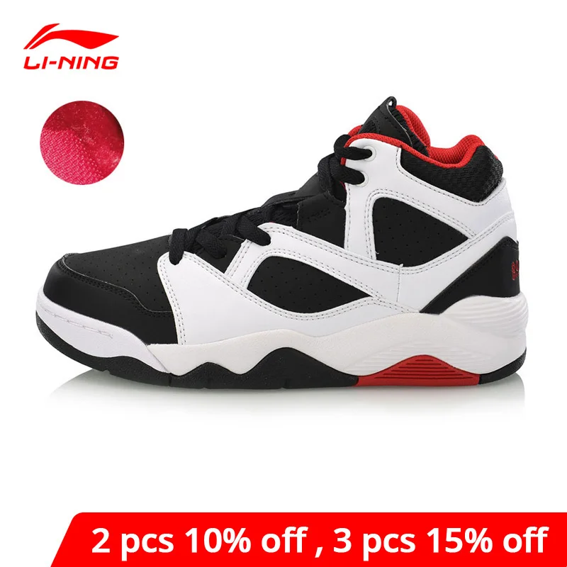 Женские кроссовки для баскетбола Li-Ning теплые флисовые с подкладкой в стиле ретро