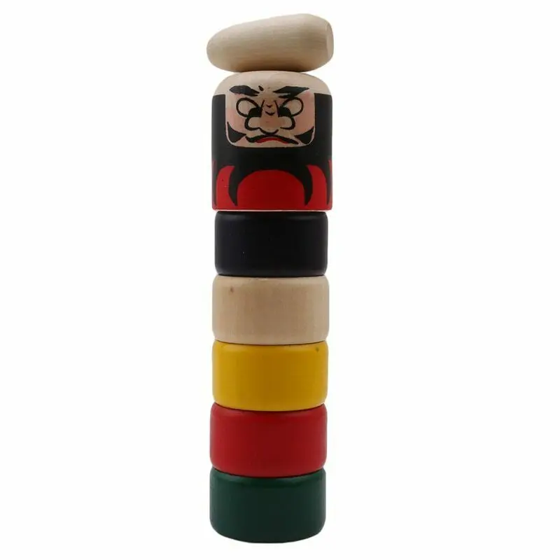 

Hot 1 Set Immortal Daruma Halloween Funny Wooden Magic Toy Automatic Assemble Toys MVI-ing