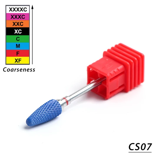 CS07 STZ 1 шт. керамические сверла для ногтей Маникюрные роторные фрезы электрические пилочки для ногтей Гель-лак для удаления педикюра аксессуары CS01-27 - Цвет: CS07