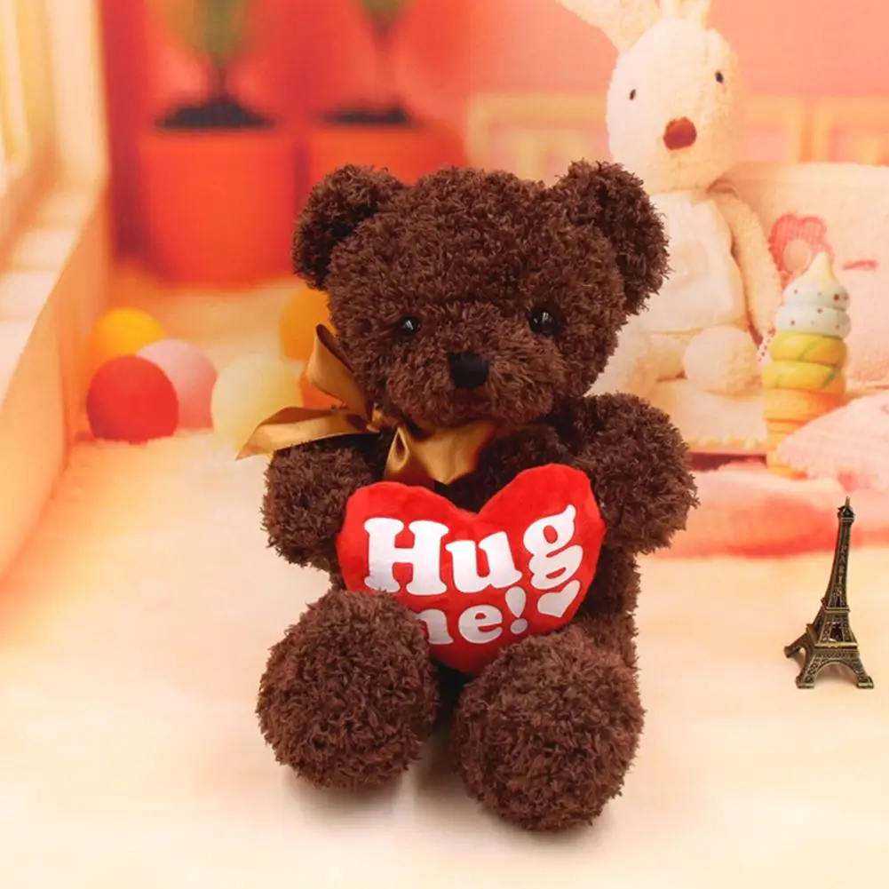 Подарок на день Святого Валентина романтический плюшевый медведь набивное