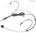 Головная повязка черного цвета, гарнитура с микрофоном для Sennheiser ew100 sk100 G2 G3 G4, беспроводная поясная упаковка, микрофон B40
