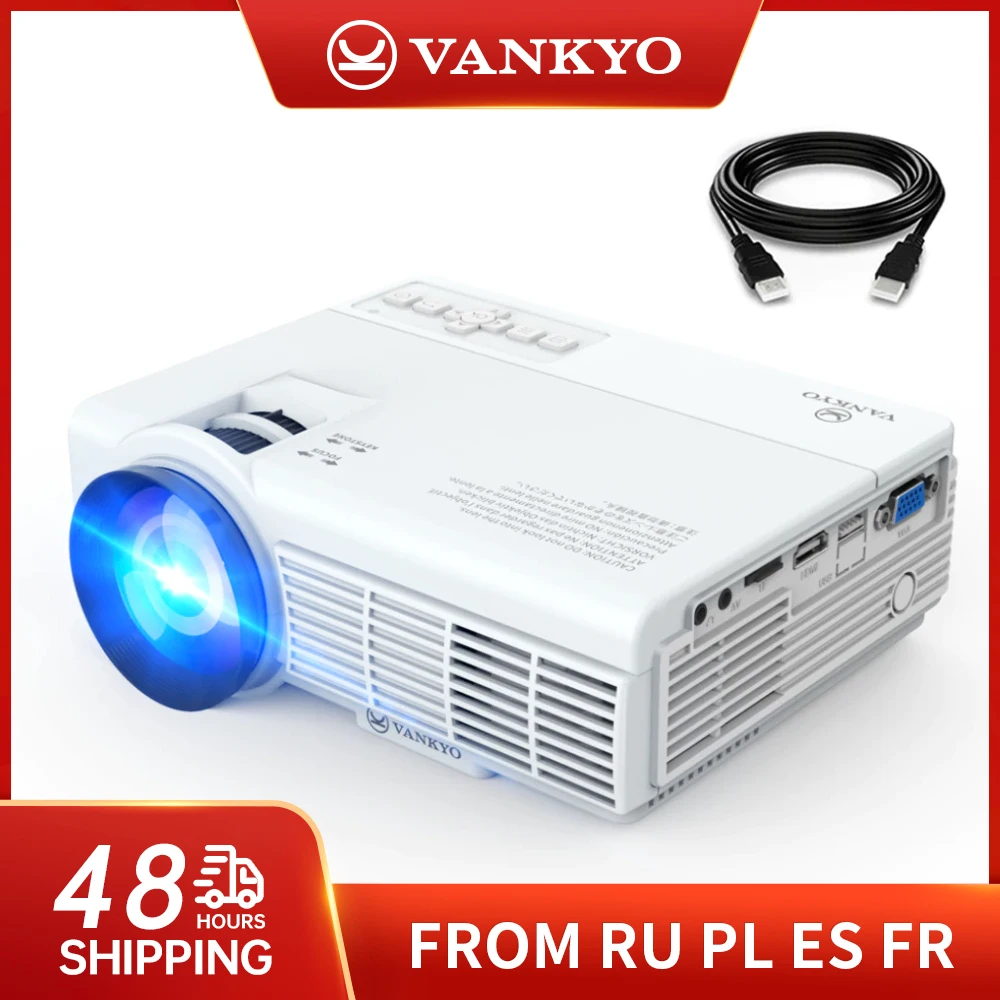

VANKYO LEISURE 3 HD Mini Projector 1920*1080P 170'' Projector Video Home Cinema With TV Sitck PS4 Movie Game Project