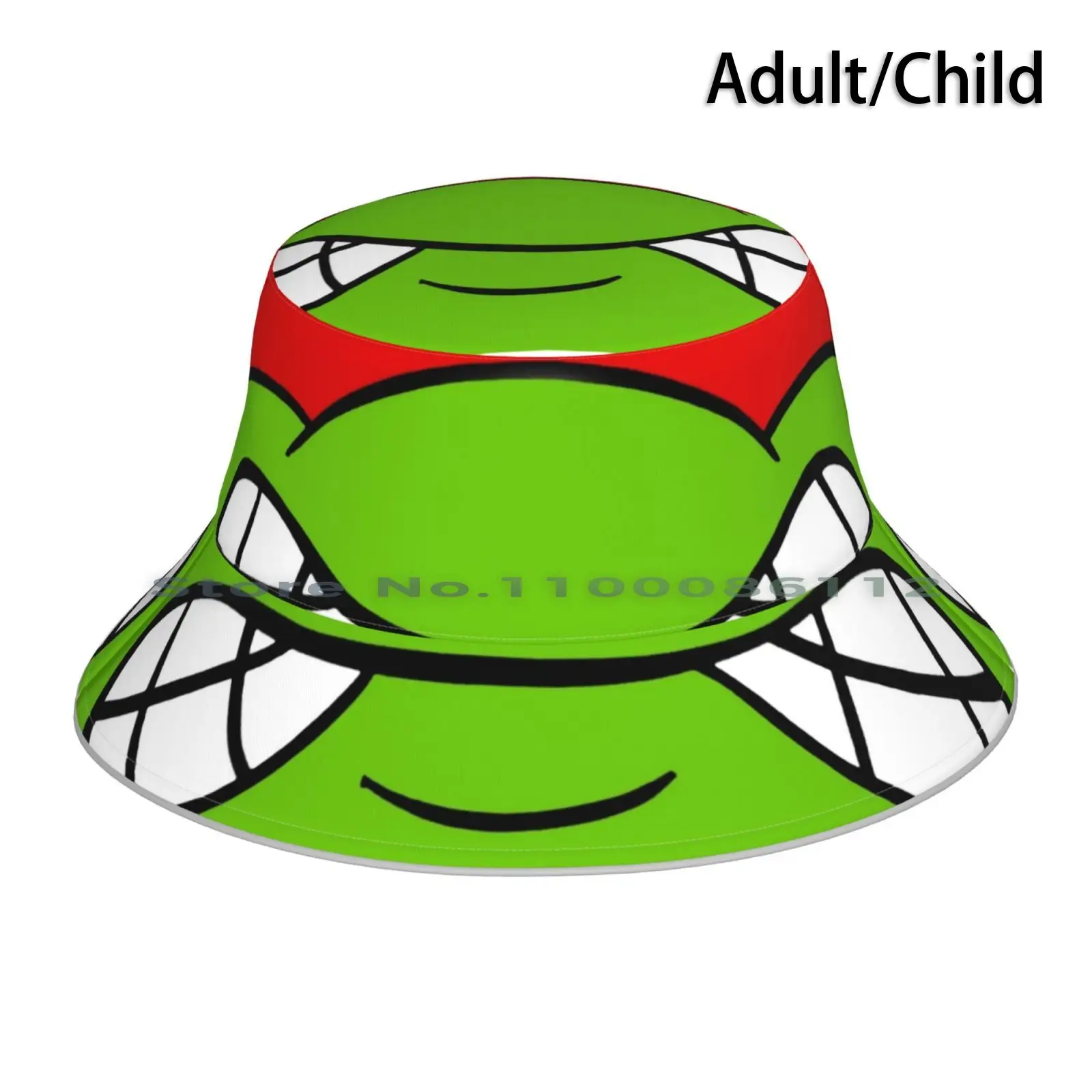 

Raph Bucket Hat Sun Cap Turtles Teenage Cartoon Foldable Outdoor Fisherman Hat