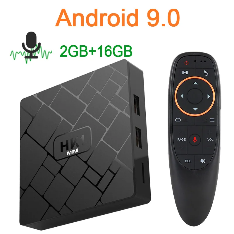 2G 16G voice Android 9,0 ТВ приставка RK3229 2G 16G ТВ приёмник 4K 2160P 3D Wifi медиаплеер Play Store Netflix Youtube установка - Цвет: 2G 16G voice