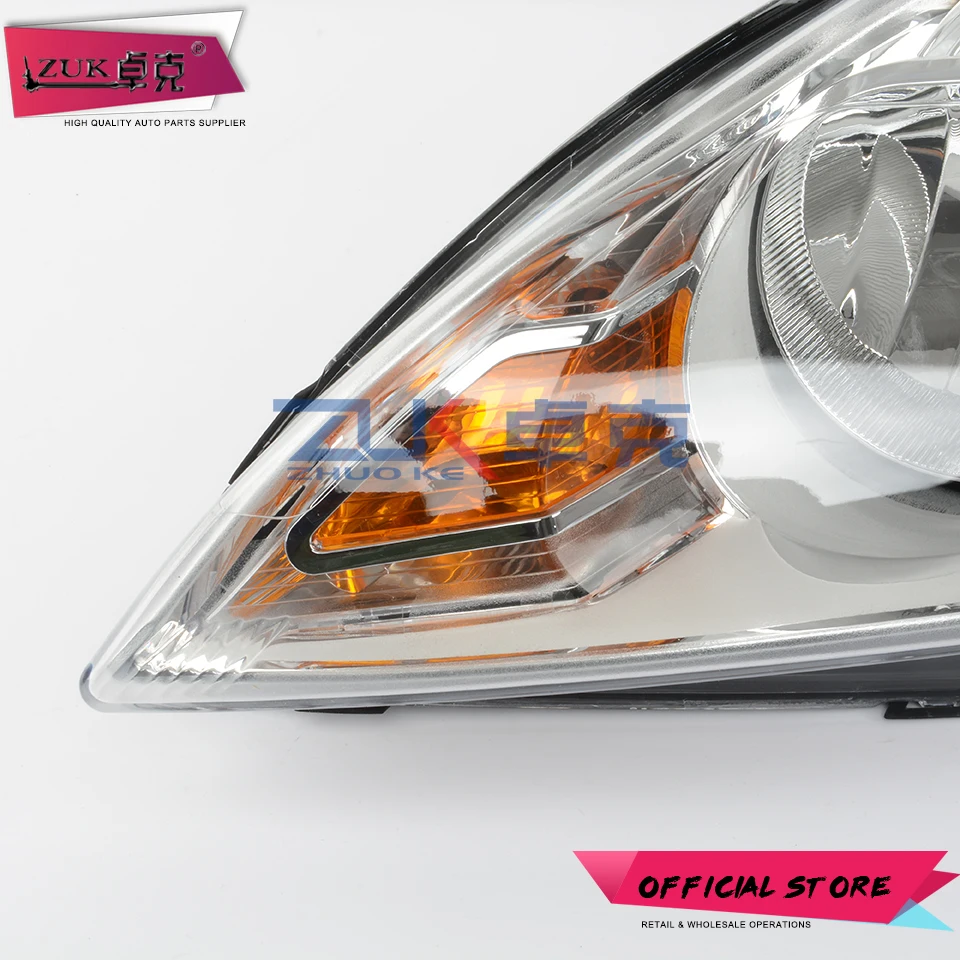 

ZUK Headlight Headlamp Head Lamp Assy For Ford Focus MK2 2009 2010 2011 2012 2013 2014 Sedan Hatchback White Black